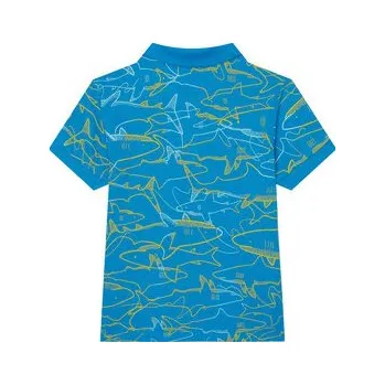 Pánské oblečení United Colors Of Benetton Polokošile 36Y4G300Y Modrá Regular Fit 90