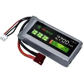 RC náhradní díl Akumulátor LiPo baterie 2S 7,4V 2700mAh 40C (Max 60C) pro RC auta Wltoys 12428, 12423, Feiyue 03, Q39