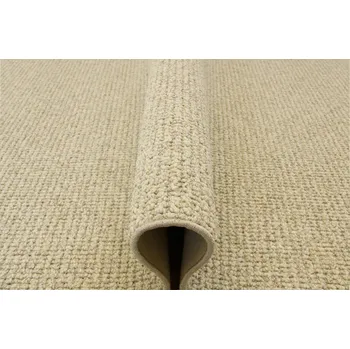 Koberec 200x200 cm SILNÝ KOBEREC SMYČKOVÝ KRÉMOVÝ BÉŽOVÝ ŠEDÝ