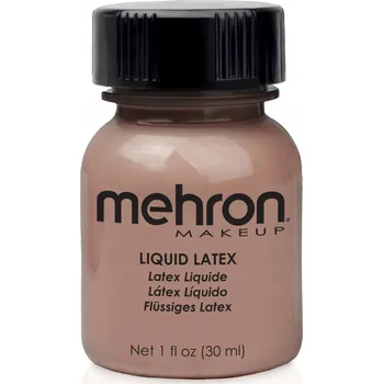 Make-up Mehron Makeup Tekutý Latex - Tmavá Pleť s Štětečkem - 30 ml (1 oz.) - Baleno na Kartě
