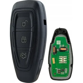 Autoklíč Klíč s dálkovým ovládáním Ford 4D63 id63 - 80bit - 6E Bezklíčové / 433MHz 3 tlačítka