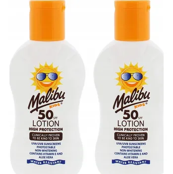 Přípravek na opalování 2x Ochranný balzám pro děti na opalování Malibu Kids Lotion SPF50
