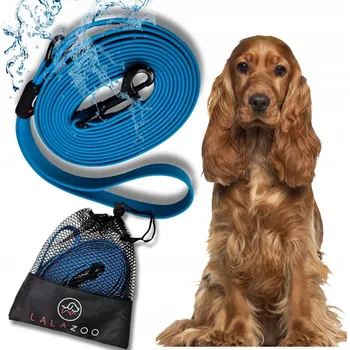 Vodítko pro psa VODÍTKO pro psy, treningové vodítko PVC 5M, modré