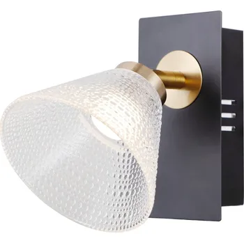 Nástěnné svítidlo Italux WL-34393-1-BK-HBR LED nástěnné svítidlo Orella | 4W LED | 197lm | 3000K + K nákupu nad 3000 Kč dárek zdarma