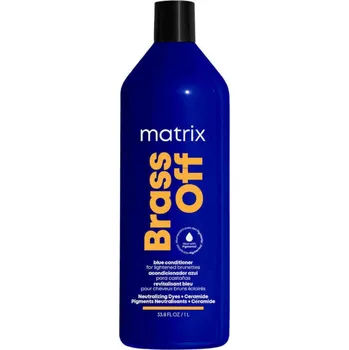 Kondicionér pro neutralizaci mosazných a oranžových tónů Matrix Brass Off - 1000 ml + dárek zdarma