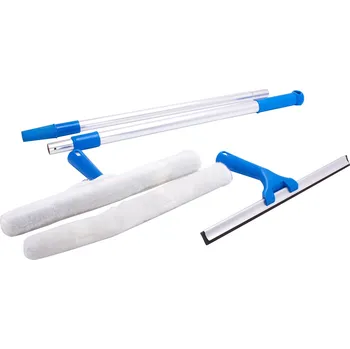 Parní čistič MSV 5 dílná sada pro mytí oken, hlíník, plast, s teleskopickou násadou 60 až 150 cm