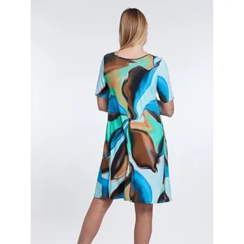 Dámské šaty Sunflair Plážové šaty 73309 Hnědá 38