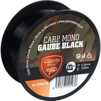 Giants fishing Vlasec Carp Mono Gaube Black