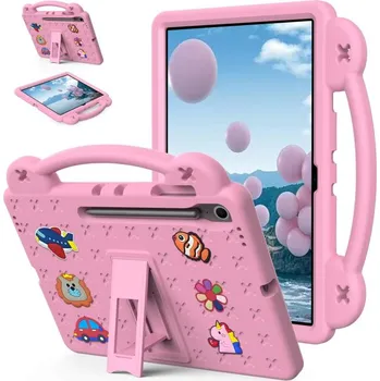 Pouzdro na tablet VSECHNONAMOBIL 111623 FANY Dětský kryt na tablet pro Samsung Galaxy Tab S10 FE+ růžový
