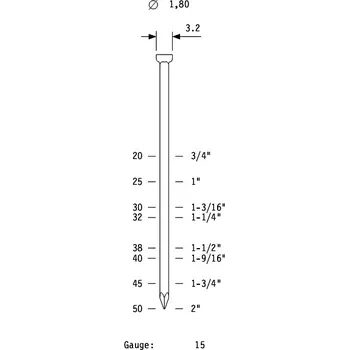 Hřebík Hřebíky v pásku OMER ST15 / 35