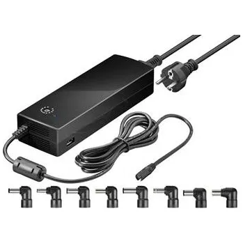 Počítač Goobay Napájecí zdroj 134,5W pro notebook 230V na 12-24V Max.8.5A s USB