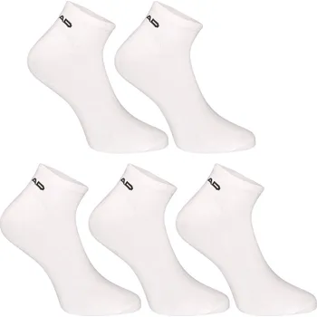 Pánské oblečení 5PACK ponožky HEAD nízké bílé (701232902 012) M Možnost vrácení zboží ZDARMA do 120 dnů!