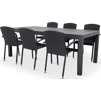 Zahradní sestava Nábytek Texim Jídelní set GRANDE PASTO + 6x židle ROMA