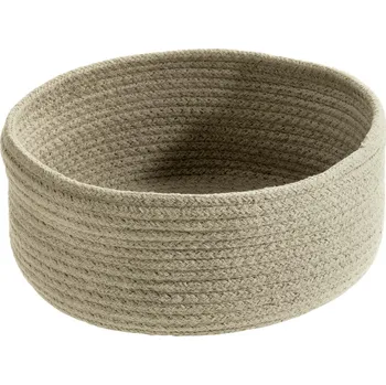 Úložný box Spirella kulatý úložný košík TOBAGO, bavlna, 25 x 10, 5 cm