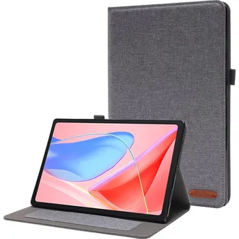 Pouzdro na tablet VSECHNONAMOBIL 111734 FABRIC Zaklápěcí kryt pro Lenovo Tab 10.1 šedý