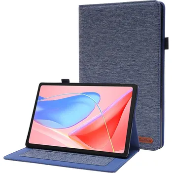 Pouzdro na tablet VSECHNONAMOBIL 111732 FABRIC Zaklápěcí kryt pro Lenovo Tab 10.1 modrý