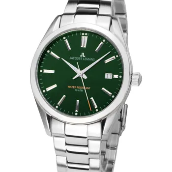 Hodinky Jacques Lemans 1-1859H Derby Mens Watch 40mm 10ATM