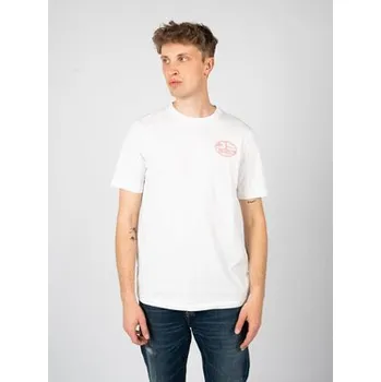 Pánské tričko Diesel T-Shirt A06495 0GRAI Bílá Regular Fit XXL