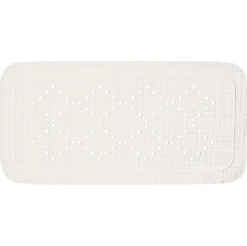 Spirella protiskluzová podložka do vany ALASKA, bílá, PVC, 71 x 36 cm