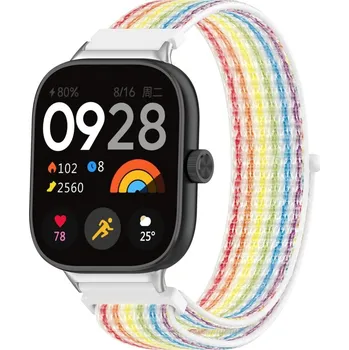 Příslušenství k chytrým hodinkám VSECHNONAMOBIL 86911 NYLON Vyměnitelný řemínek pro Xiaomi Redmi Watch 4 COLORFUL