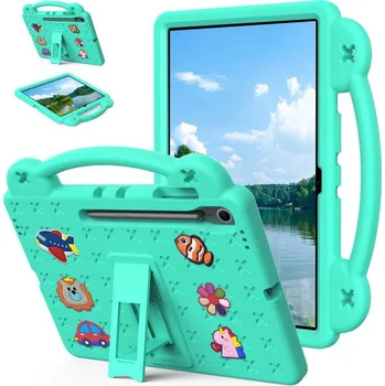 Pouzdro na tablet VSECHNONAMOBIL 111641 FANY Dětský kryt na tablet pro Samsung Galaxy Tab S10 FE+ mentolový