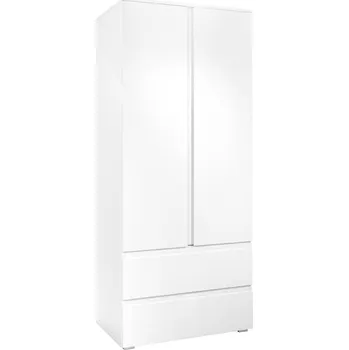 Šatní skříň Šatní skříň s otočnými dveřmi 80 cm bílá