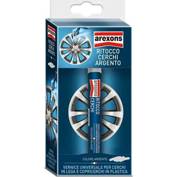 Retuš ráfků - barva stříbrná 10ml