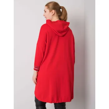 Dámská mikina RV BL 6849.63P červená jedna velikost