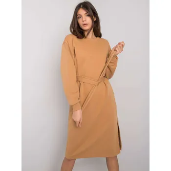 Dámské šaty Šaty RV SK 7256.27P velbloud M