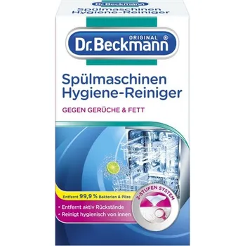 Čistič myček Dr. Beckmann hygienický čistič myčky s vůni limetky 75g + hadřík - originál z Německa