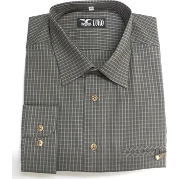 Pánská košile Košile LUKO 102131 dlouhý rukáv vel. 43
