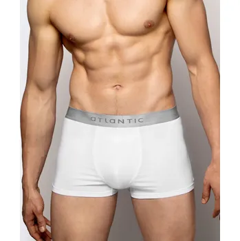 Pánské sportovní boxerky z Pima bavlny ATLANTIC - bílé S