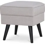 Taburet SARMORHAL, krémová látka, nohy buk + vyzvednutí ZDARMA