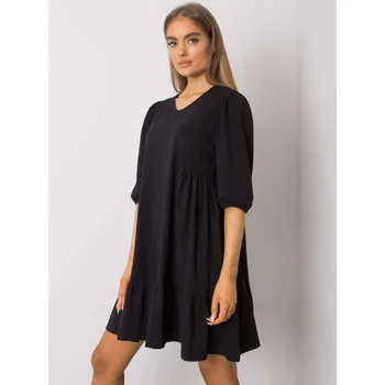 Dámské šaty Šaty RV SK 7248.09P černá S/M