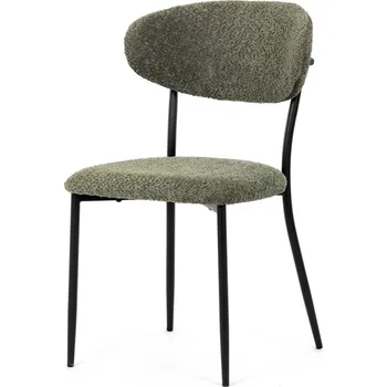 Jídelní židle Jídelní židle TREVORA, zelená látka + vyzvednutí ZDARMA