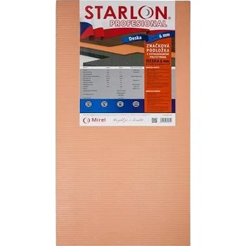 Průmyslové lepidlo MIREL STARLON 6mm deska, 50 x 100 cm