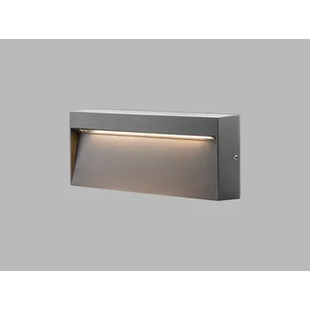 Venkovní osvětlení Obdélníkové nástěnné LED2 svítidlo STEP ON Q L IP65 stmívatelné Varianta: 200 x 32 x 80 mm, antracit, 6 W, 256 lm, 3000 K, TRIAC