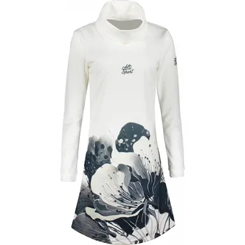 Dámská mikina Dámská prodloužená mikina premium ALTISPORT VOJ/ALW090MI06 BÍLÁ XXXL