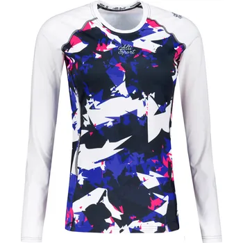 Dámské funkční triko s dlouhým rukávem premium ALTISPORT VOJ/ALW110TR03 FIALOVOBÍLÁ XXL