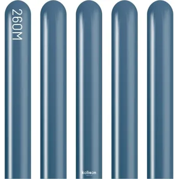 Balónek Modelovací balonky tmavě modré, Mirror Navy 260M – 50 ks