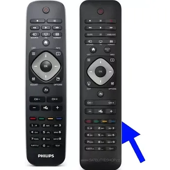 Dálkový ovladač Philips 398GR8BD5NTPHT náhradní dálkový ovladač