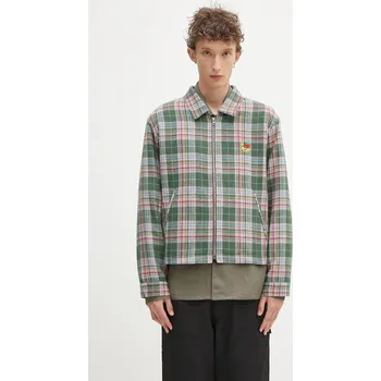 Pánská větrovka Bunda Sky High Farm Gas station, S, zelená, 77X