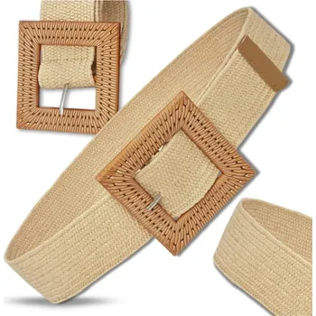 Opasek J&W Dámský elastický opasek Hoover béžová One size