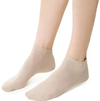 Dámské ponožky Světle béžové kotníkové dámské ponožky Art. 052 Art. 052 UX046, LIGHT BEIGE Velikost: 35/37