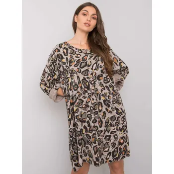 Dámské šaty Šaty DHJ SK 21464.99 šedá jedna velikost