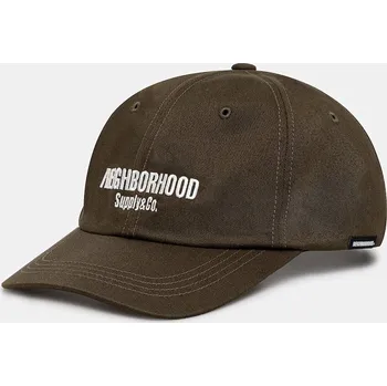 Kšiltovka Bavlněná baseballová čepice NEIGHBORHOOD Dad Cap-1, ONE SIZE, zelená, 91X