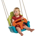 KBT Závěsná houpačka Baby 3 v 1 tyrkysovo-oranžovo-zelená