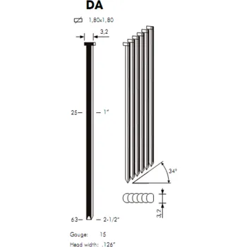 Hřebík Bredy OMER DA / 45 SS 304