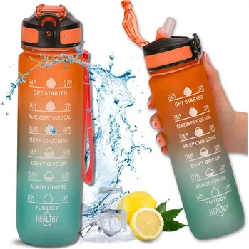 Termoska Tressari Lahev na pití Boston oranžovo-zelená 1 l