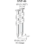 Hladké hřebíky OMER SNP 46/145